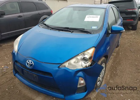 2013 Toyota Prius C One from USA, damaged, VIN JTDKDTB39D1037697
